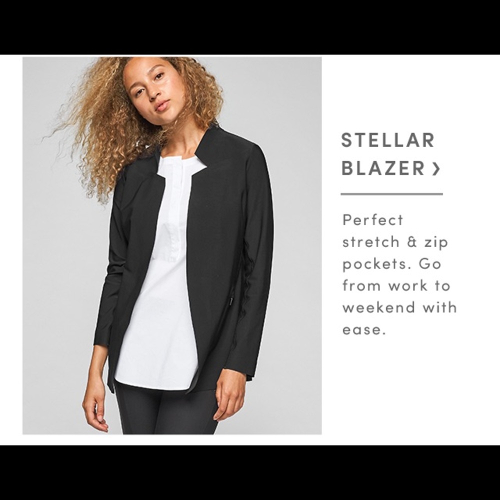 NWT Athleta Stellar Blazer